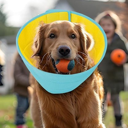 Soft Dog Cone Recovery Collars &amp; Cones After Surgery for Medium Large Dogs, Comfy Ecollars to Stop Licking, Adjustable, Dog Ecollars for Recovery Plastic: Superior Support Fabric: Soft Comfort, XL