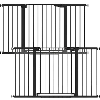 Cumbor 2 Pack 29.7-54.2" Baby Gate for Stairs, Mom&