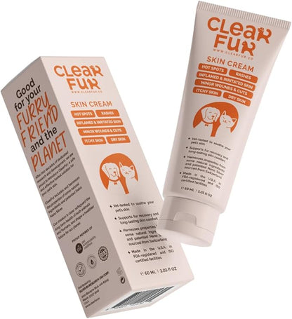 Hot Spot &amp; Itch Relief Skin Cream for Dogs &amp; Cats | Fast &amp; Lasting Relief | Treats the Source | Natural Ingredients &amp; Colloidal Silver | Vet-Recommended | Safe &amp; Non-Toxic | Made in USA (2oz)