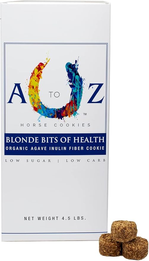 Horse Treats, Blonde Bits of Health, Low Carb/Sugar, A Softer Cookie, Wheat, Corn, Soy &amp; Alfalfa Free, Made with Cinnamon &amp; Agave, All Natural Ingredients, 4.5 lb