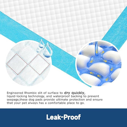 Quilocare 100PCS 28” x 34” Puppy Pads