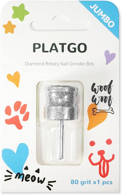 Diamond Dog Nail Grinder for Dremel, Diamond Bit for Big Dog&amp;Pets Nail Care, 1/8&