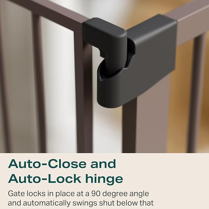 Cumbor 29.7-48" Baby Gate for Stairs, Mom&