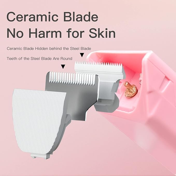 3 PCS Standard Size Replaceable Ceramic Blades Set Pet Hair Clipper,Cat Dog Common Use Clipper Blade(
