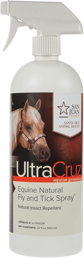 UltraCruz Equine Horse Shampoo, Conditioner and Fly &amp; Tick Spray Bundle, 32 oz Each