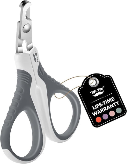 Mr. Pen Cat Nail Trimmer - White &amp; Gray, Cat &amp; Dog Nail Clipper, Kitten &amp; Small Dog Claw Trimmer