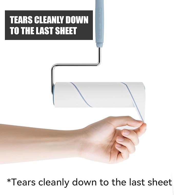 Extra Sticky Large Surface Lint Roller, 6.3&