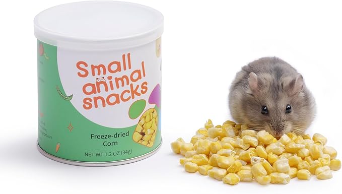 Niteangel Hamster Snack &amp; Treats Toy - Small Animal Natural Treat for Dwarf Syrian Robo Hamsters Gerbils Mice Lemmings Degus or Other Small-Sized Pets