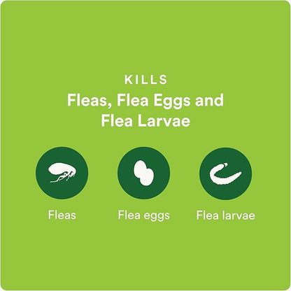 Plus Flea Prevention for Cats, Cat and Kitten Treatment &amp; Control, Small and Large, Fast Acting Waterproof Topical Drops, 6 Month Supply