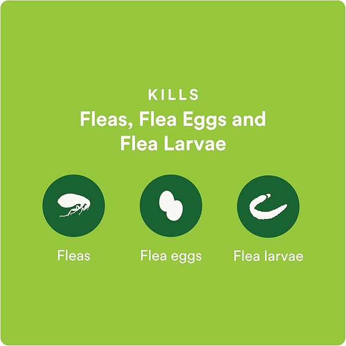 Plus Flea Prevention for Cats, Cat and Kitten Treatment &amp; Control, Small and Large, Fast Acting Waterproof Topical Drops, 2 Month Supply