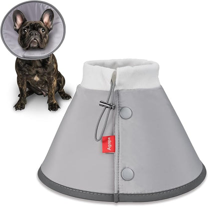 Agape Soft Dog Cone for Small Dogs &amp; Cats, Comfy Dogs Recovery Collar After Surgery, Adjustable E Collar Alternative to Stop Licking, Protective Elizabethan Collars for Pup, Comfortable Dog Cones