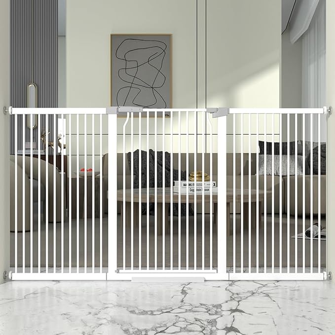 41" Extra Tall and Wide Baby Gate, 74.2-76.7&