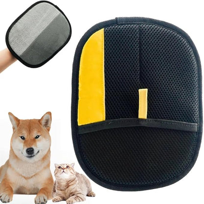 Pet Hair Removal Gloves, pet Hair Remover, Reusable Double-Sided electrostatic pet Hair Removal Gloves, pet Grooming Gloves.Suitable for Sofas, Furniture, Carpets, car Seats