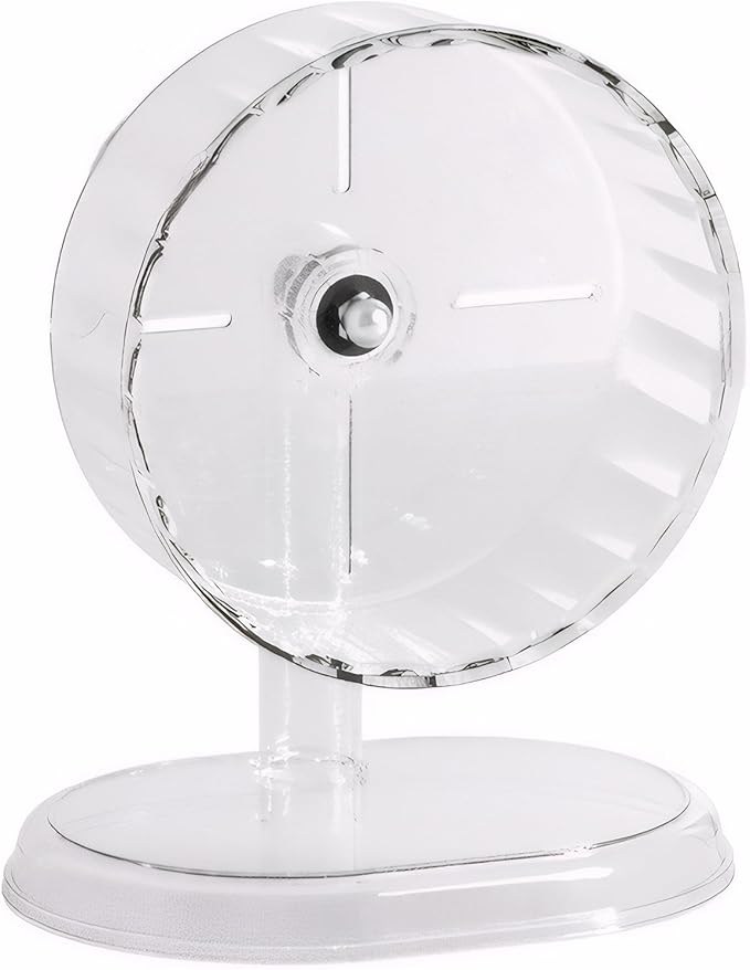 Silent Hamster Wheel – 7 Inch Syrian Hamster Running Wheel, Anti-Skid &amp; Height Adjustable, Easy to Clean (7.1inch)