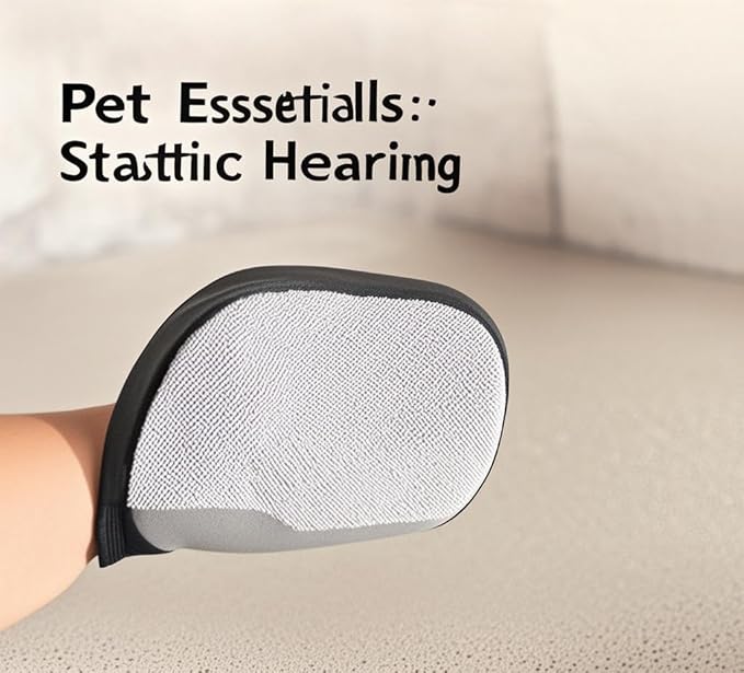 2 Pcs,Pet Removal Gloves for Dog&amp;Cat， Electrostatic Pet Hair Remover， Pet Removal Gloves， Pet Hair Remover for Furniture， Reusable Pet Hair Remover，