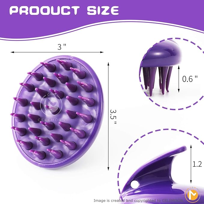 Cat Brush with Soft Rubber Pins, Washable Silicone Pet Brushes for Indoor Cats - Grooming Shedding Massage &amp; Bath, Scratch-Free Removes Hair Mats, Tangles, and Loose Fur for Short to Long Haired
