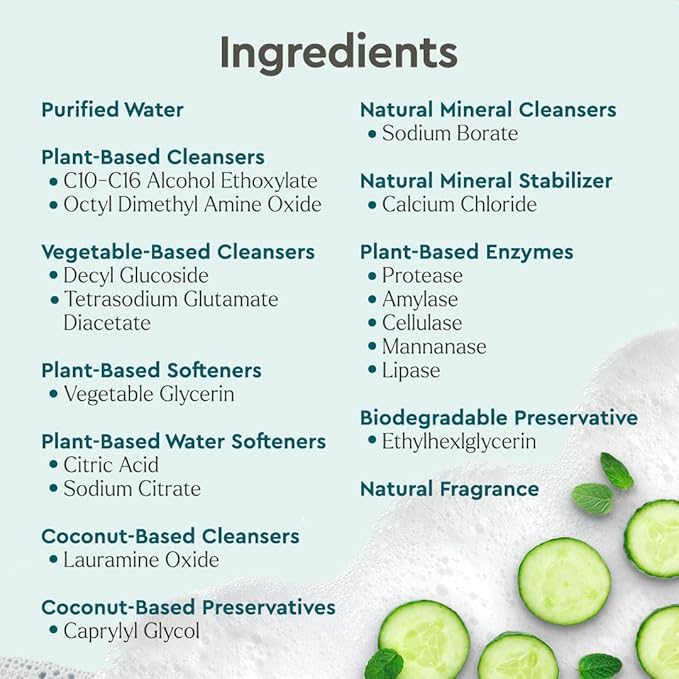 Puracy Pet Stain and Odor Remover - Enzyme Cleaner for Dog Urine and Poop Carpet - Cat Pee Enzyme for Cat Urine Cleaner Destroyer - Cucumber &amp; Mint, 25oz