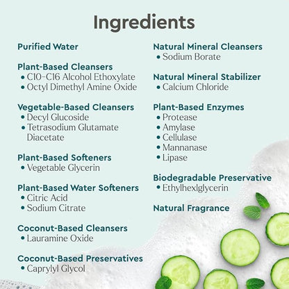 Puracy Pet Stain and Odor Remover - Enzyme Cleaner for Dog Urine and Poop Carpet - Cat Pee Enzyme for Cat Urine Cleaner Destroyer - Cucumber &amp; Mint, 25oz