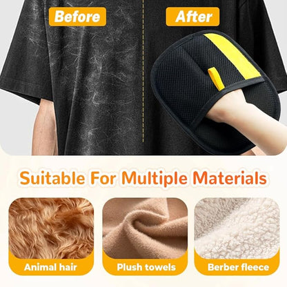 Pet Hair Remover Gloves, 2025 New Electrostatic Pet Hair Removal Gloves, Reusable Grooming Glove for Cats &amp; Dogs