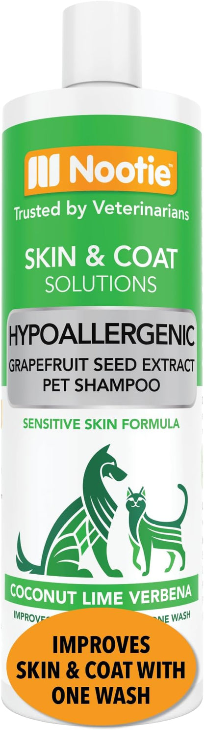 Nootie - Pet Shampoo for Sensitive Skin - Revitalizes Dry Skin &amp; Coat - Natural Ingredients - Gentle Dog Shampoo - Cleans &amp; Conditions