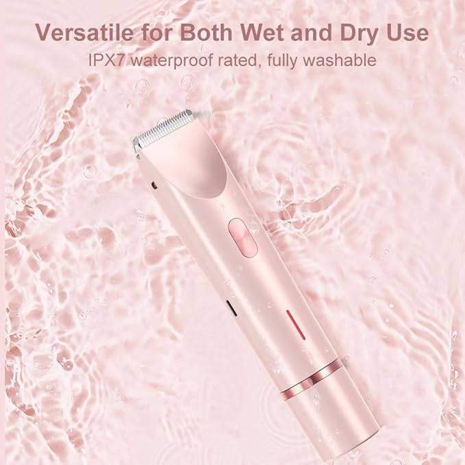 Bikini Trimmer for Women 2025 Upgrade Dual Head Shaver Women Ceramic Blades 2-in-1 Women&