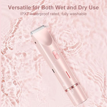 Bikini Trimmer for Women 2025 Upgrade Dual Head Shaver Women Ceramic Blades 2-in-1 Women&
