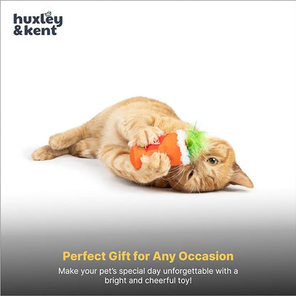 Huxley &amp; Kent Plush Cat Toy - Interactive Catnip Toy for Cats &amp; Kittens - Soft Kitty Toys with Crinkle &amp; Catnip - Fun Indoor Play - Fluffy Mary