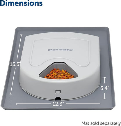 PetSafe Automatic Dog Feeder, 5 Meals, 40 oz Capacity, Plastic, for Dry Food, Multiple Pets