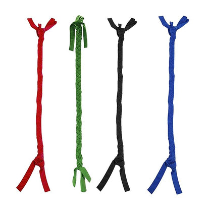 Dnoifne Horse Ponytail, 3 Tube Braided Tail Bag, Green, 1 Count