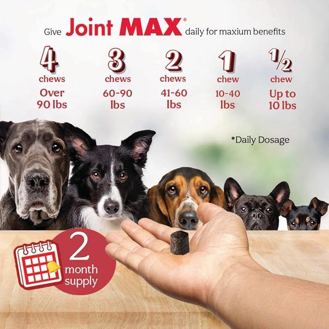 TS Joint Supplement Vet Formulated Pain &amp; Inflammation Relief Treats Hip Dysplasia &amp; Arthritis, Glucosamine, Chondroitin, Turmeric, MSM, HA, Creatine, Omega 3 EPA + DHA.120 Soft Chews