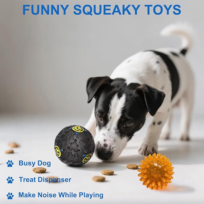Dog Toys 15 Pack for Teeth Cleaning and Fun, Puppy Teething Chew Toys Interactive Rope Squeaky Treat Balls &amp; Rubber Tous Bulk– Variety Dog Gifts Set Reduce Anxiety &amp; Save Furniture