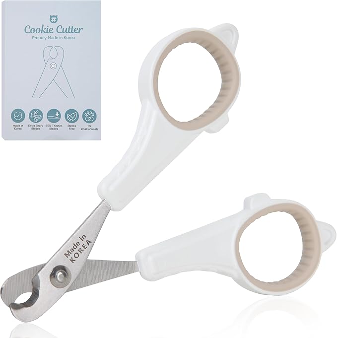 Cat Nail Clipper - Extra Sharp &amp; Thin Blades for Indoor Cats, Small Dogs and Any Small Pets - Expertly Crafted in Korea