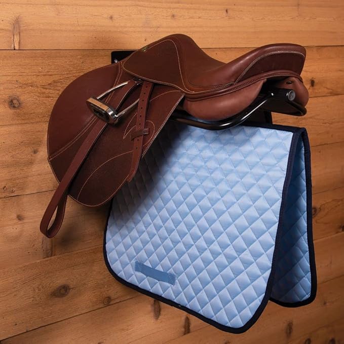 Saddle Rack with Pad Bar for Horse Enthusiast | Heavy-Duty Saddle Rack Wall Mount | Western &amp; English Saddle Rack | Keeps Tack Organized