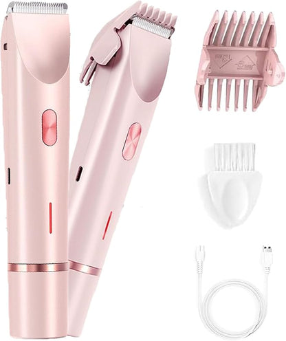Bikini Trimmer for Women 2025 Upgrade Dual Head Shaver Women Ceramic Blades 2-in-1 Women&