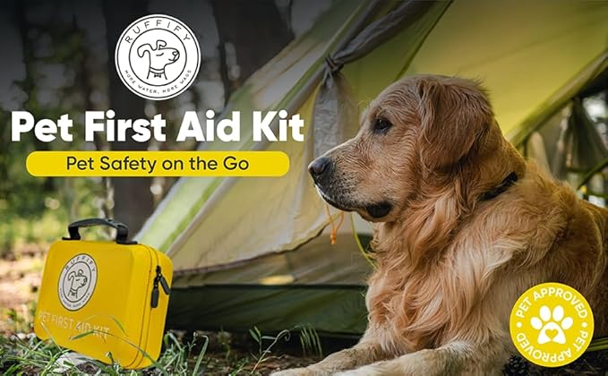 Pet First Aid Kit for Dogs &amp; Cats – 27 Key Items Emergency Kit with Mini Pouch for Boating, Sailing, Home, Office, Travel, Vacations &amp; Outdoor Adventures