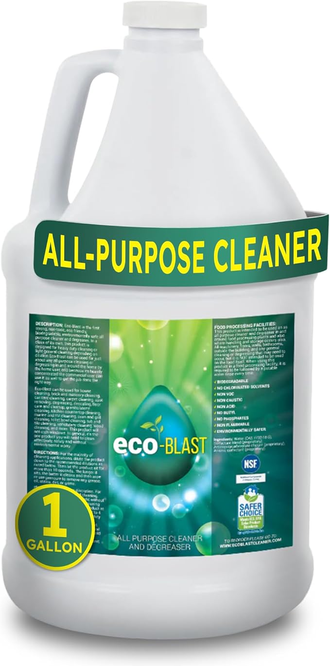 All-Purpose Cleaner &amp; Degreaser – Heavy-Duty Grease &amp; Stain Remover for Home, Kitchen, Garage &amp; Industrial Use, Surface-Friendly Cuts Through Tough Dirt – 1 Gallon