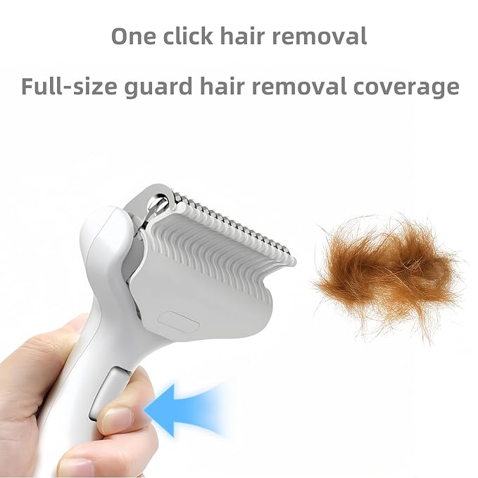 Undercoat Rake for Dogs &amp; Cats, Deshedding Brush for long haired pets,Dog Brush for Shedding with Release Button,Best Cat Undercoat Brush&amp;Deshedding Tool for Grooming
