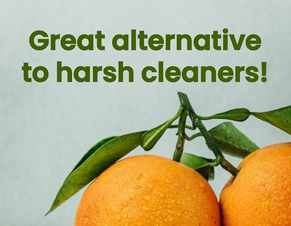 Premium Cold Pressed Orange Oil Concentrate- 32 oz (with D-Limonene), Concentrated Cold Pressed Orange Oil Blend - All-Purpose Citrus Cleaner and Degreaser Blend