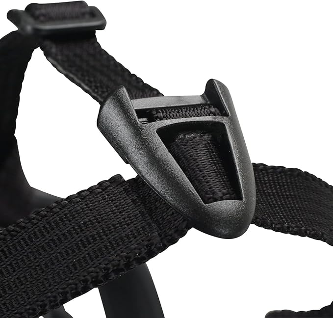 BASKERVILLE ULTRA MUZZLE - Patented Humane Design, Breathable, Dog can Pant and Drink, Adjustable, Padded, Training Muzzle for Medium-sized Dogs, Prevents Biting, Wildlife Scavenging (Size 4, Black)