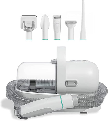 neabot Neakasa P1 Pro Pet Grooming Kit &amp; Vacuum Suction 99% Pet Hair, Professional Clippers with 5 Proven Grooming Tools for Dogs Cats and Other Animals