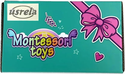 3 in1 Baby Toys 12 to 18 Months - Busy Board Sensory Toys, Tissue Box Toy, Pull String Teether, Learning Toy for Babies, Infant Gifts for 12 18 Months Old