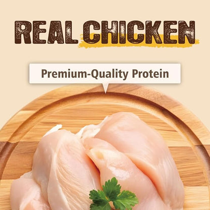 Gootoe Soft Chicken Jerky Cuts 1 lb, Dog Treats, All Natural, Hypoallergenic &amp; Grain-Free, High-Protein, Healthy &amp; Easily Digestible, Soft Texture, Resealable