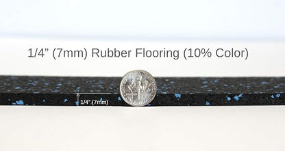 American Floor Mats 1/4in (7mm) Thick 10% Blue/Grey 4&