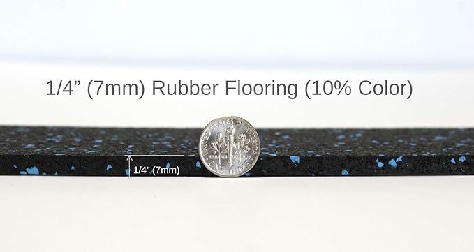 American Floor Mats 1/4in (7mm) Thick 10% Green 4&