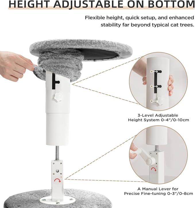 Made4Pets Floor to Ceiling Cat Tree 93-106&