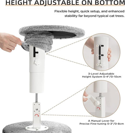 Made4Pets Floor to Ceiling Cat Tree 93-106&