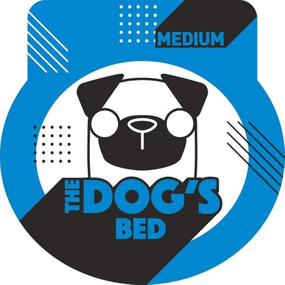 The Dog’s Bed, Med Blue Denim 30x23.5, Memory Foam, Pain Relief: Arthritis, Hip &amp; Elbow Dysplasia, Post Surgery, Lameness, Supportive, Calming, Waterproof Washable Cover, Veterinary Approved