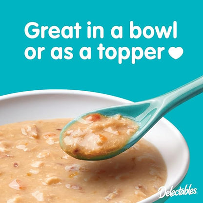 Hartz Delectables Chowder Lickable Wet Cat Treats for Kitten, Adult &amp; Senior Cats, Chicken &amp; Tuna, 1.4 Ounce (Pack of 12)