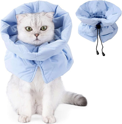Soft Cat Cone Collar for Recovery - Adjustable, Lightweight Elizabethan Collar Alternative for Small Cats &amp; Kittens