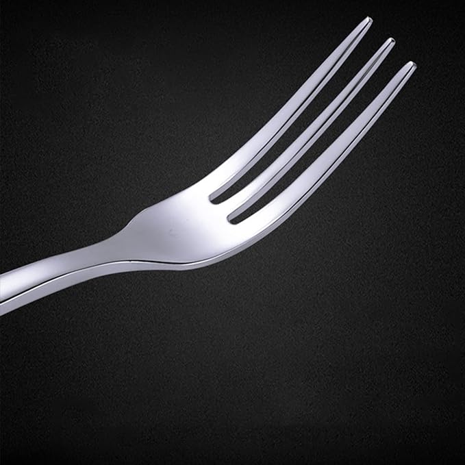 Crab Stainless Steel Forks,Small Appetizer Fork 3 Prong Tasting Escargot Forks Portable Cocktail Salad Fruit Forks for Kitchen Accessory Wedding Party,Set of 12, 4.8 Inches